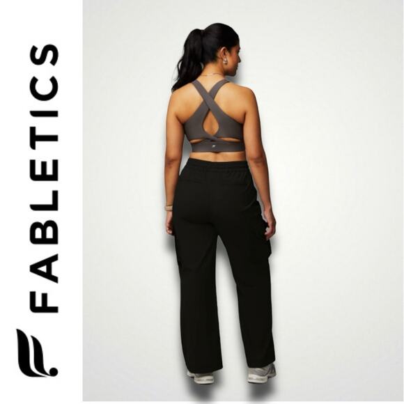 Fabletics NWT Heights Cargo Pant Utility Black Drop in Active Edit - Picture 5 of 9